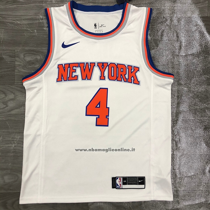 Maglia New York Knicks Derrick Rose #4 Association Bianco